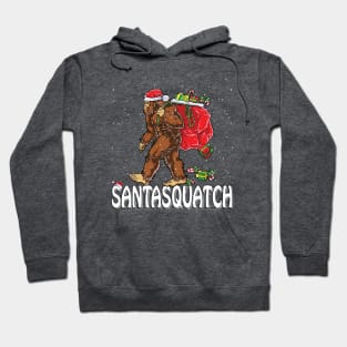 Santasquatch Bigfoot Sasquatch Ugly Christmas Hoodie